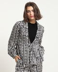 RAREISM Abstract Printed Tie Ups Shirt Style Top