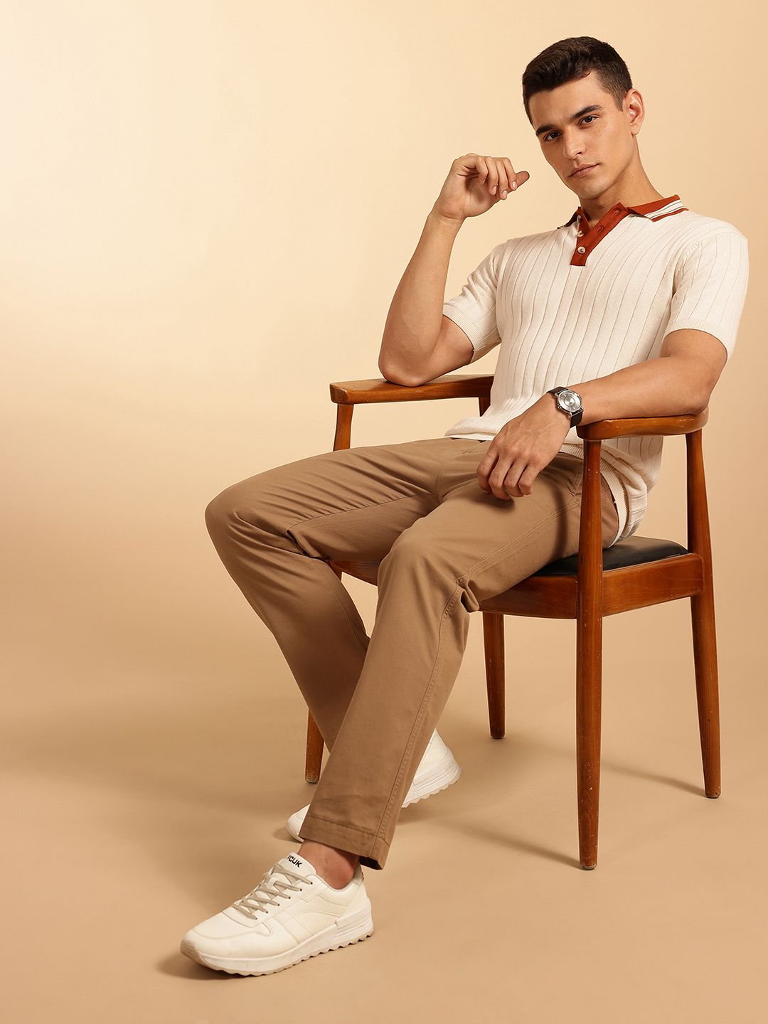 French Connection Men Polo Collar T-shirt