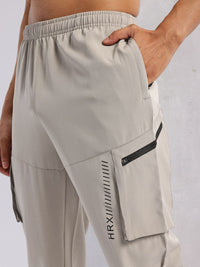 HRX by Hrithik Roshan Men Mid-Rise Rapid-Dry Training Cargo-Style Joggers