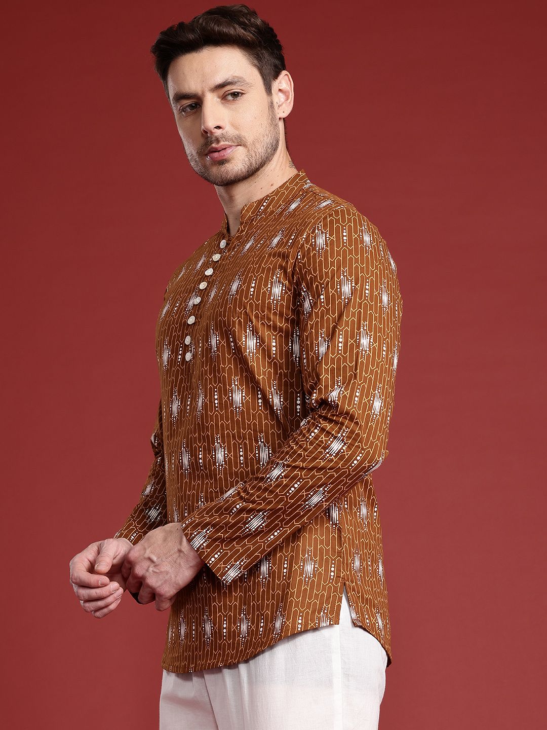 Anouk Geometric Printed Kurta