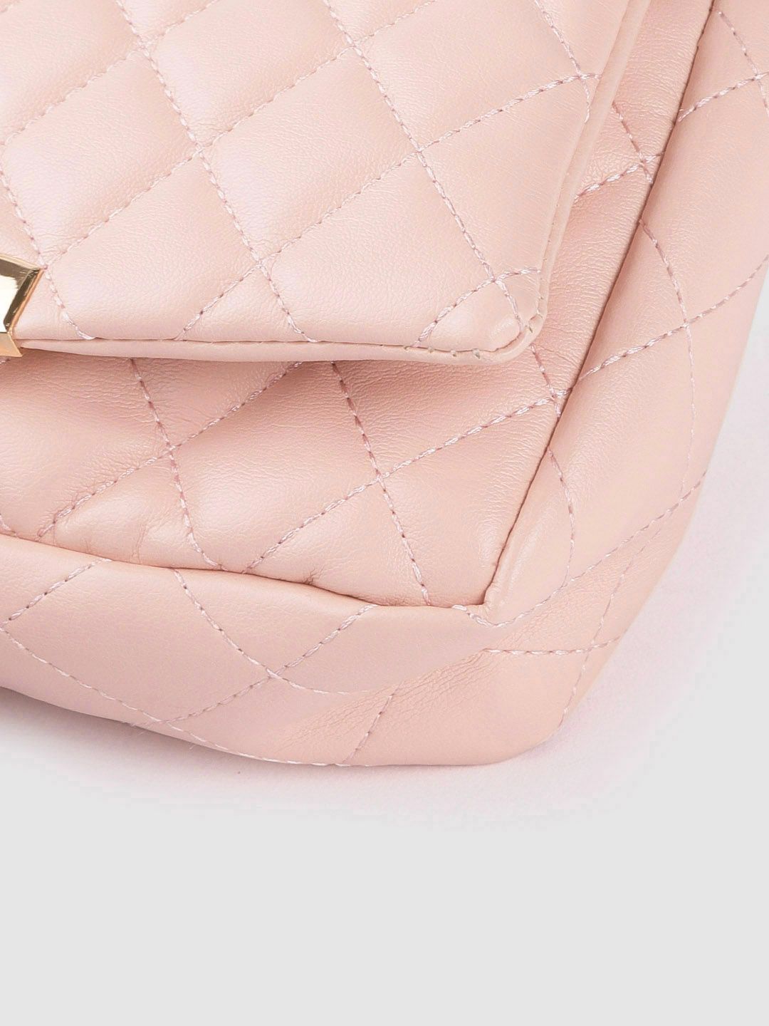Lino Perros Pink Quilted Shoulder Bag