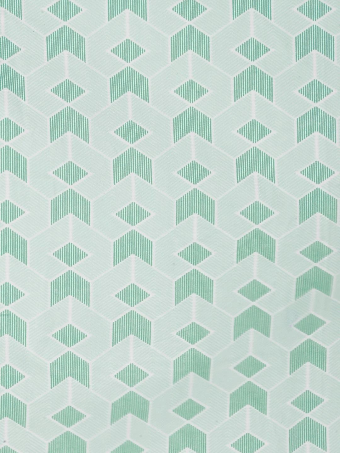 Moda Rapido X KLOTTHE Green Geometric 300 TC Single Bedsheet with 1 Pillow Covers