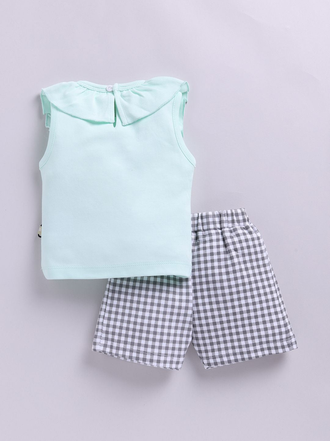 Moms Love Infant Girls Pure Cotton Top with Shorts