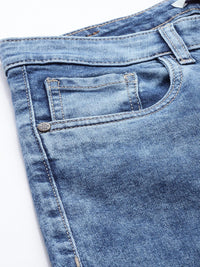 all about you Women Slim Bootcut High-Rise Heavy Fade Stretchable Jeans