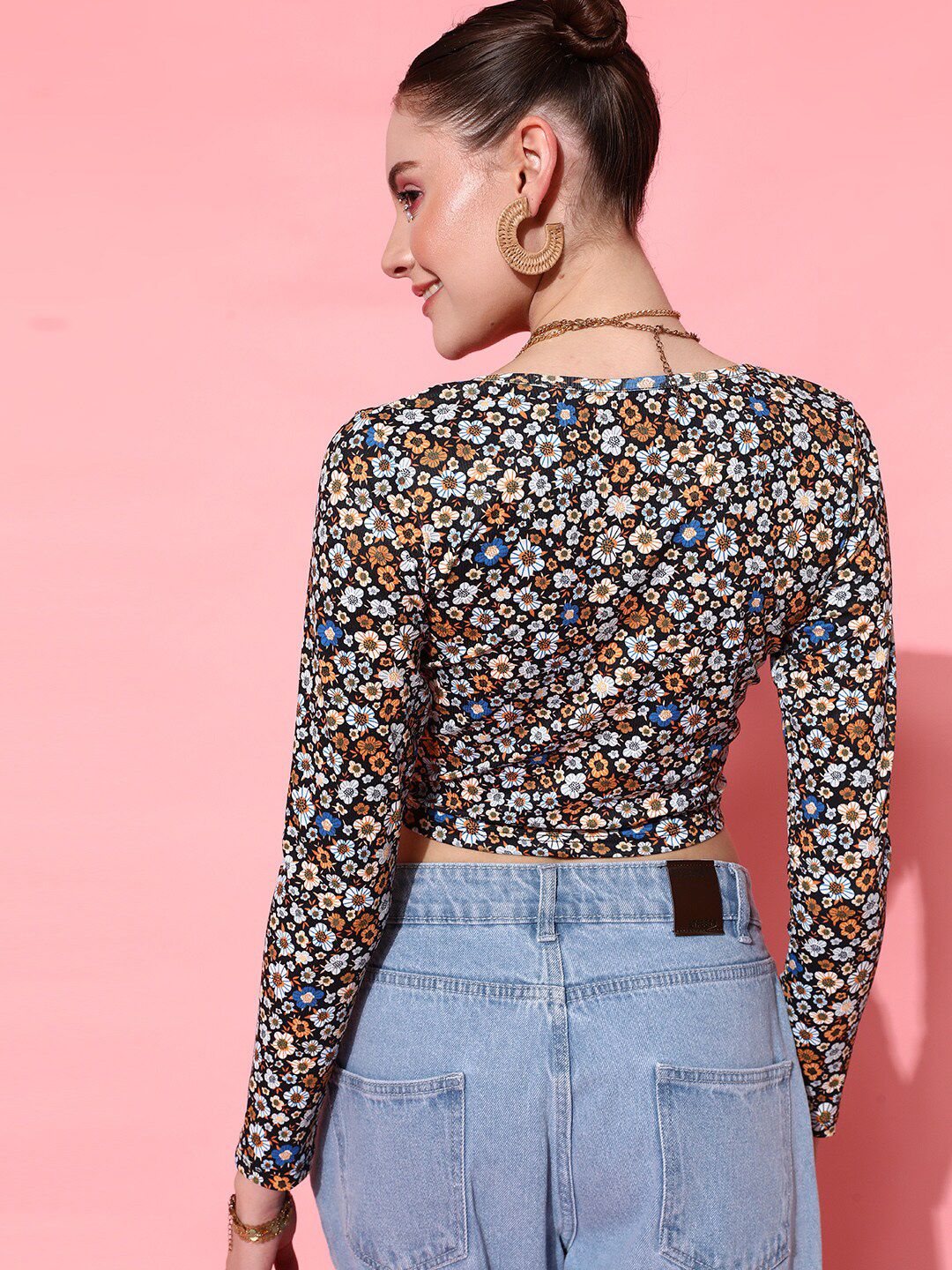 STREET 9 Multi-Coloured Floral Top