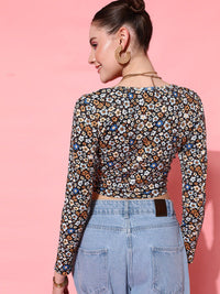 STREET 9 Multi-Coloured Floral Top