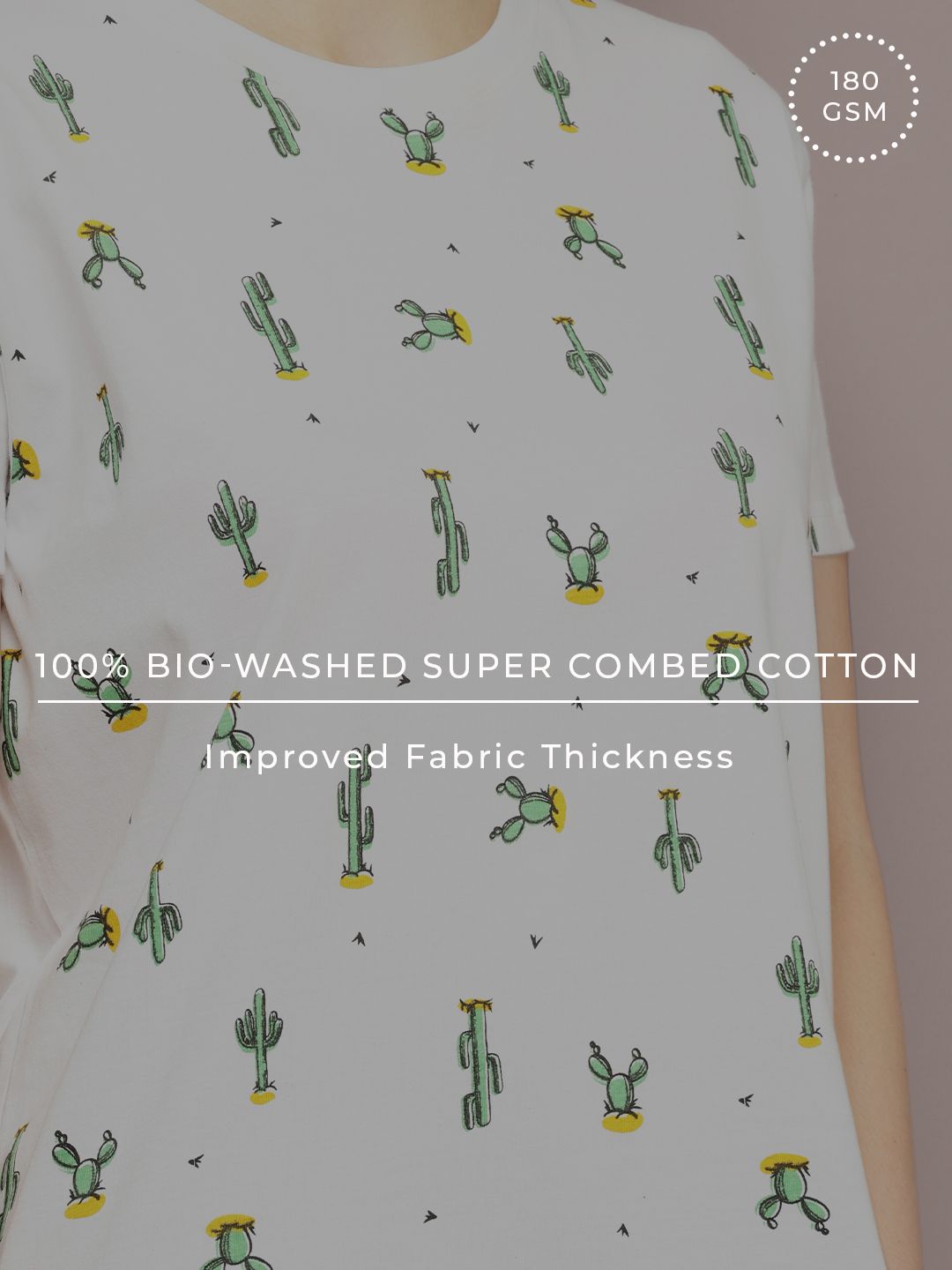 DILLINGER Printed Boxy Pure Super Combed Cotton T-shirt