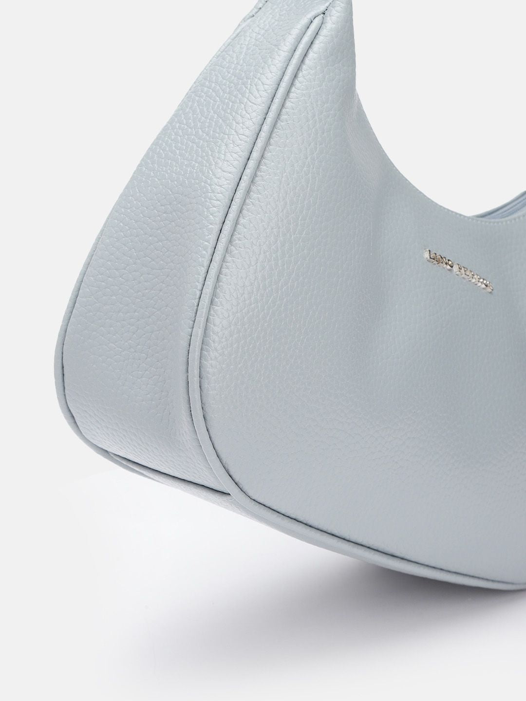 Lino Perros Textured Structured Baguette Bag