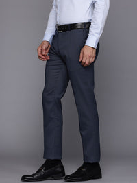 Raymond Men Checked Slim Fit Trousers