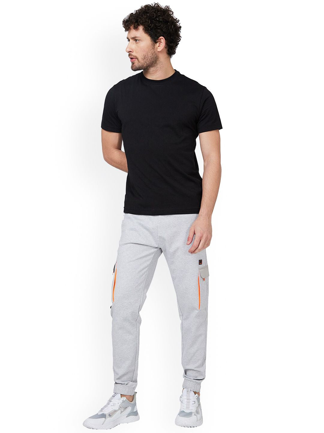 SPYKAR Men Mid Rise Ankle Length Joggers