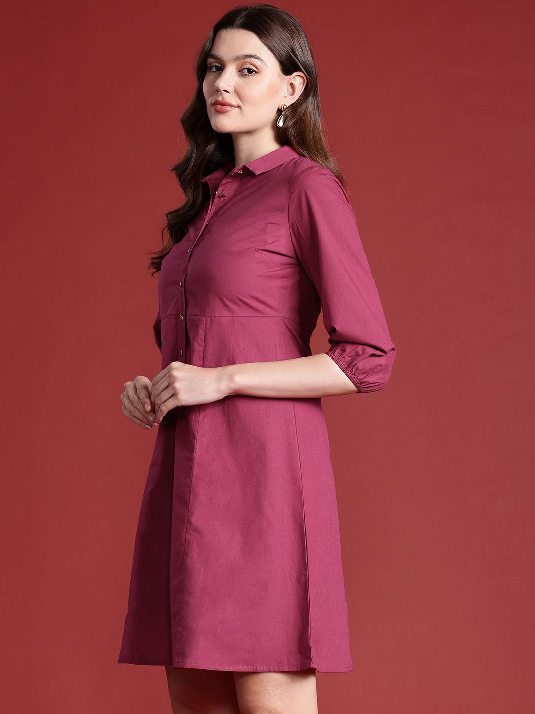 all about you Pure Cotton A-Line Dress