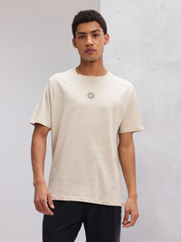 HRX by Hrithik Roshan Printed Pure Cotton Yoga T-shirt