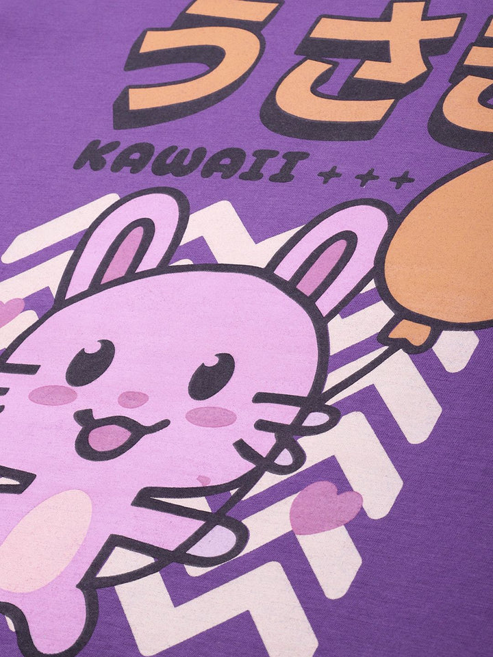 Difference of Opinion Printed Oversized Pure Cotton T-shirt