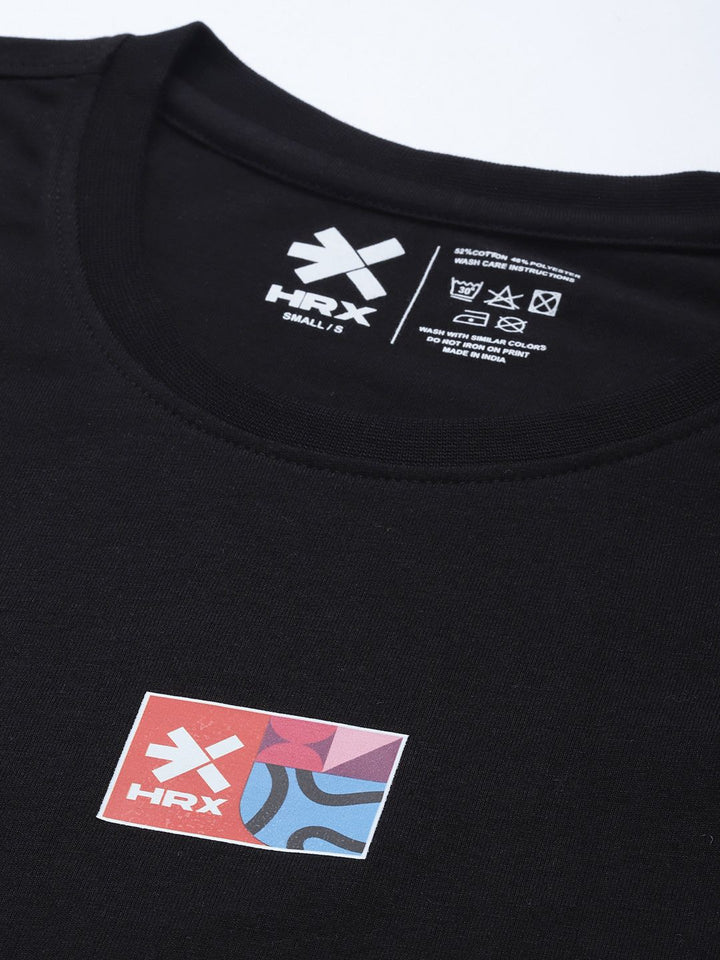 HRX by Hrithik Roshan Tie-Up Detail Lifestyle T-shirt