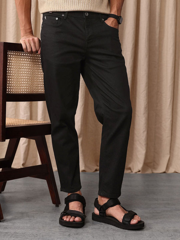 Mr Bowerbird Men Cropped Tapered Fit Stretchable Jeans