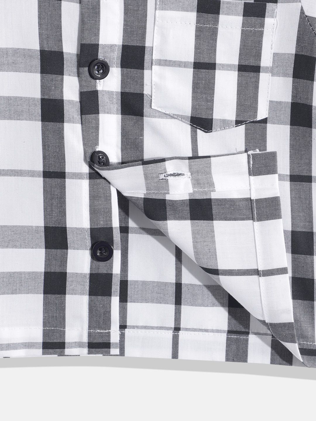 Moms Love Infant Boys Checked Pure Cotton Shirt