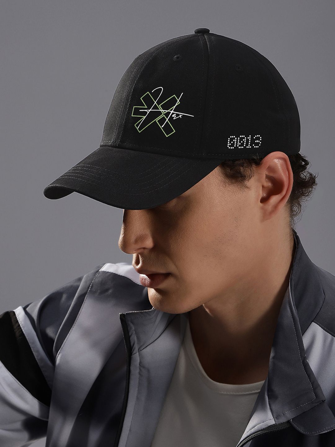 HRX by Hrithik Roshan Men Printed Pure Cotton Baseball Cap