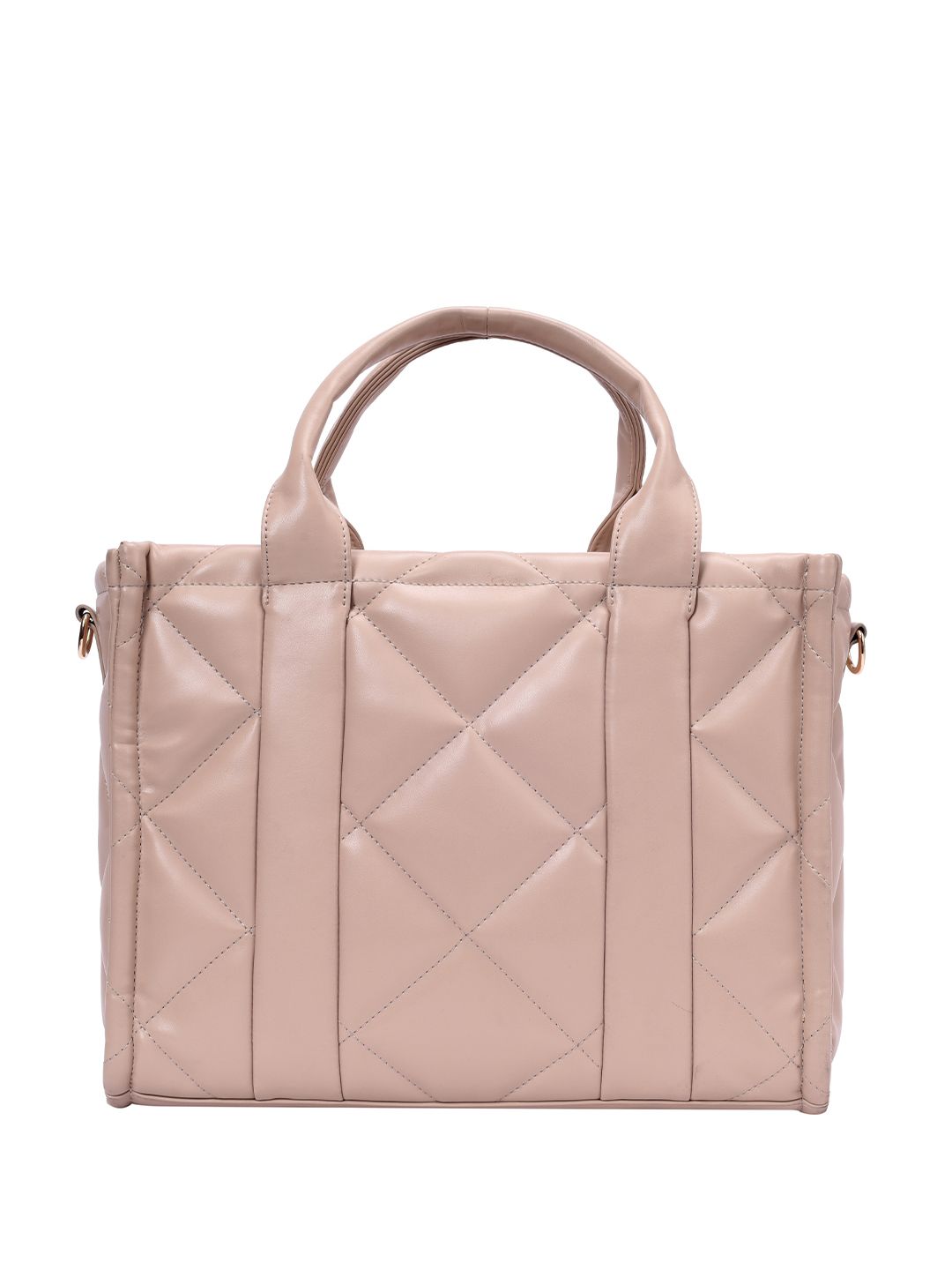 Lino Perros Quilted Structured Handheld Bag