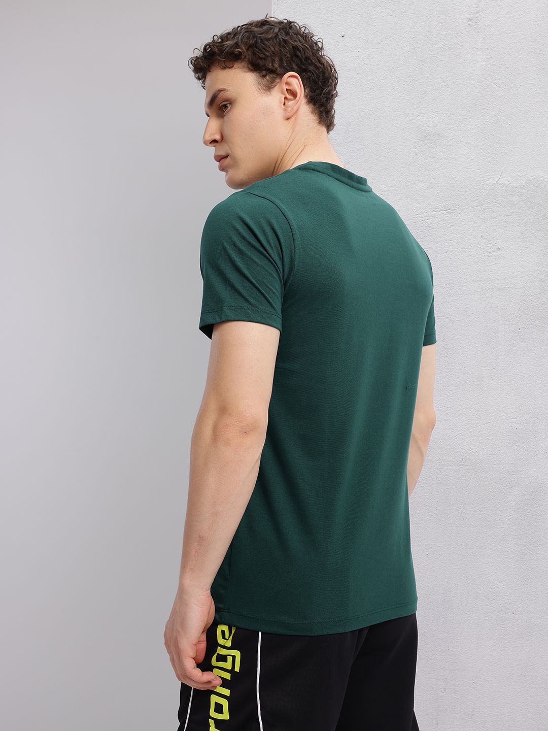 HRX by Hrithik Roshan Brand Logo Print Training T-shirt