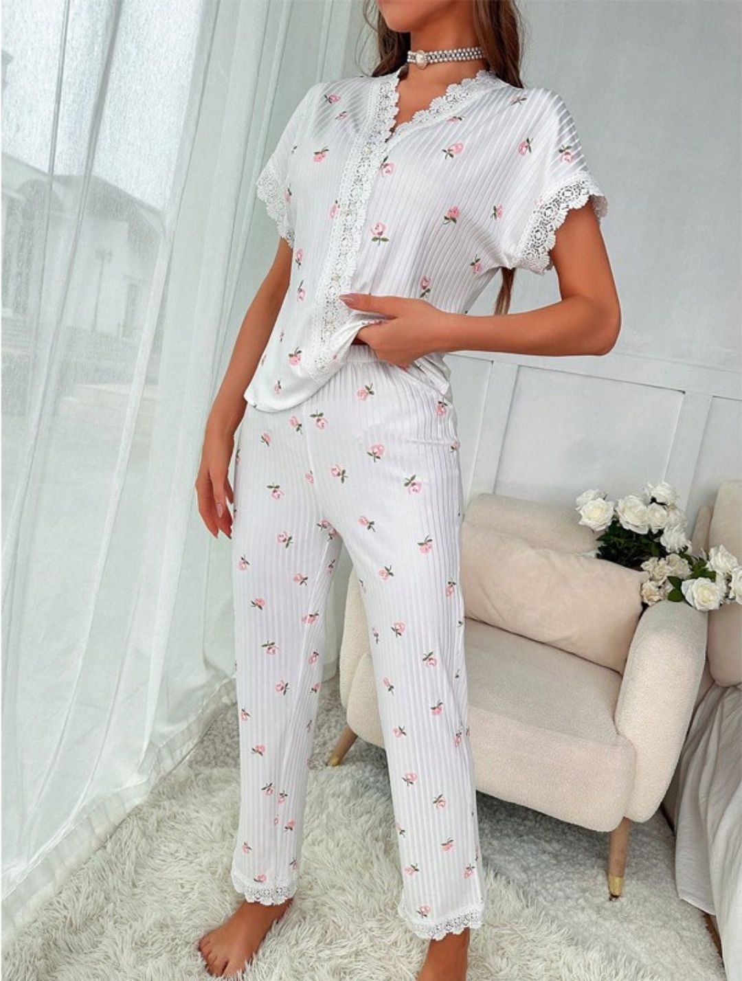 DressBerry Women Printed Night suit