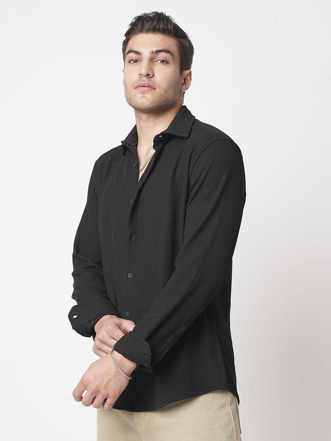 VASTRADO Men Classic Slim Fit Casual Shirt