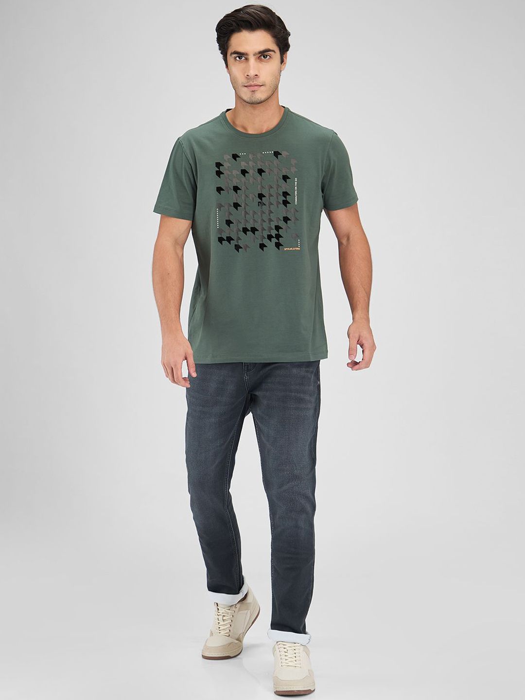 SPYKAR Men Skinny Fit Low-Rise Light Fade Stretchable Jeans