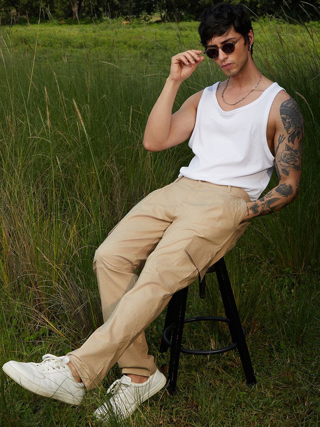 Campus Sutra Men Comfort Cargos Trousers