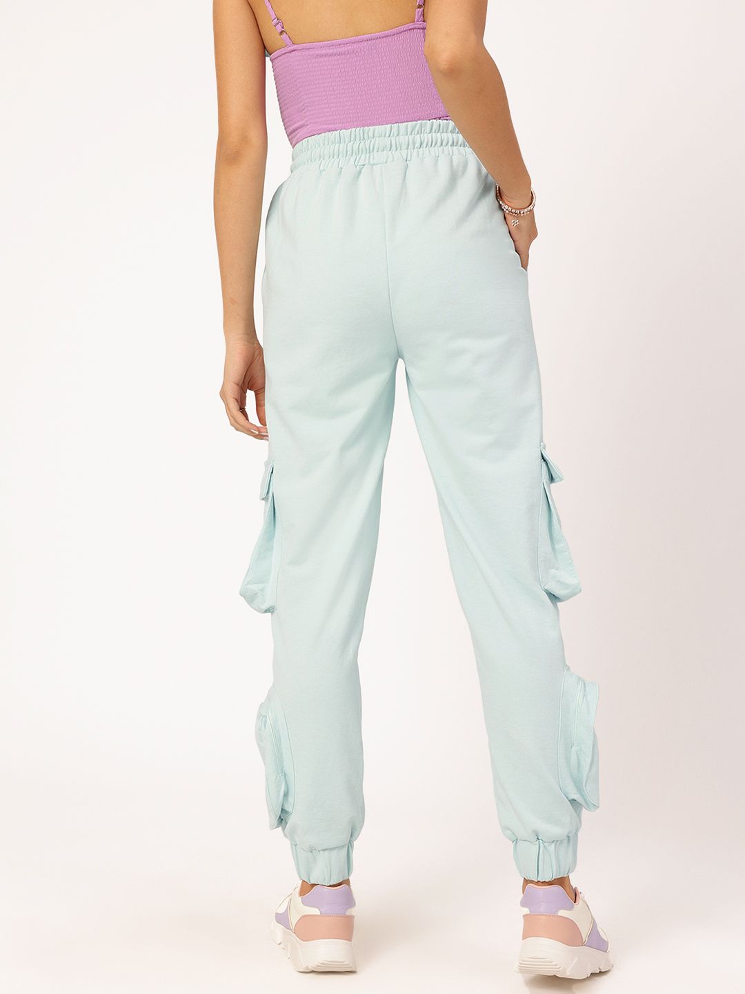 DressBerry Women Utility Vibes Cargo Style Joggers