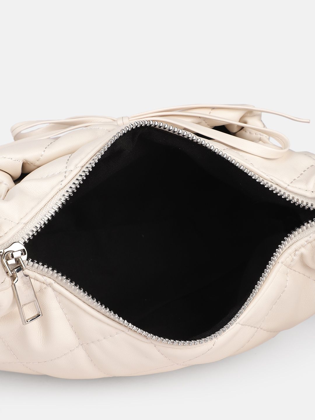 DressBerry Textured Half Moon Sling Bag
