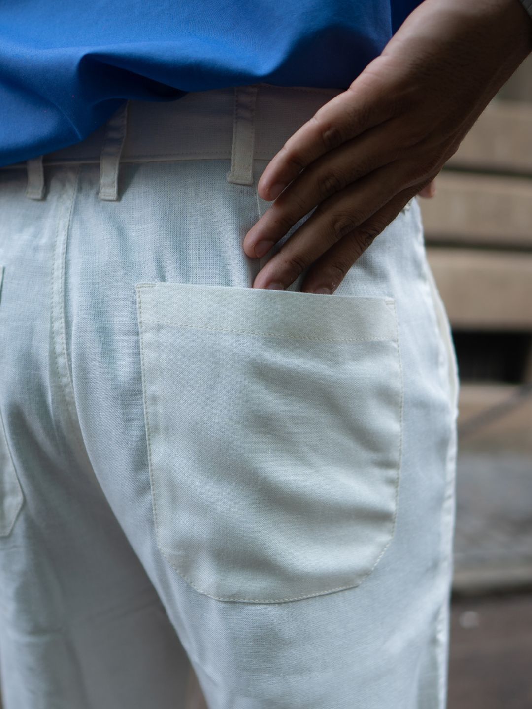 Powerlook Men Mid-Rise Easy Wash Trousers