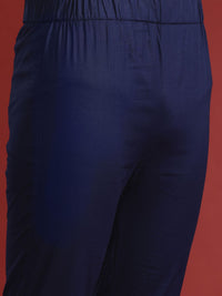 Anouk Printed Pure Cotton Kurta with Trousers