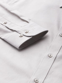 Raymond Pure Cotton Self-Design Slim Fit Formal Shirt