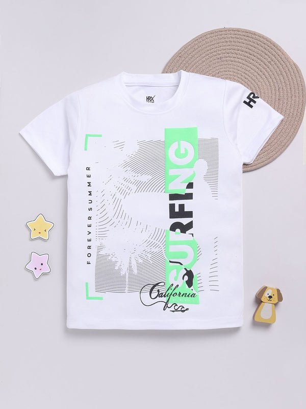 HRX by Hrithik Roshan Boys Printed T-shirt