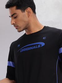 HRX by Hrithik Roshan Typography Print Rapid-Dry Running T-shirt