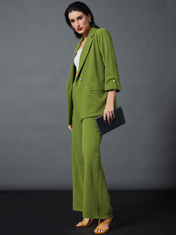 SASSAFRAS worklyf Self-Design Single-Breasted Blazers