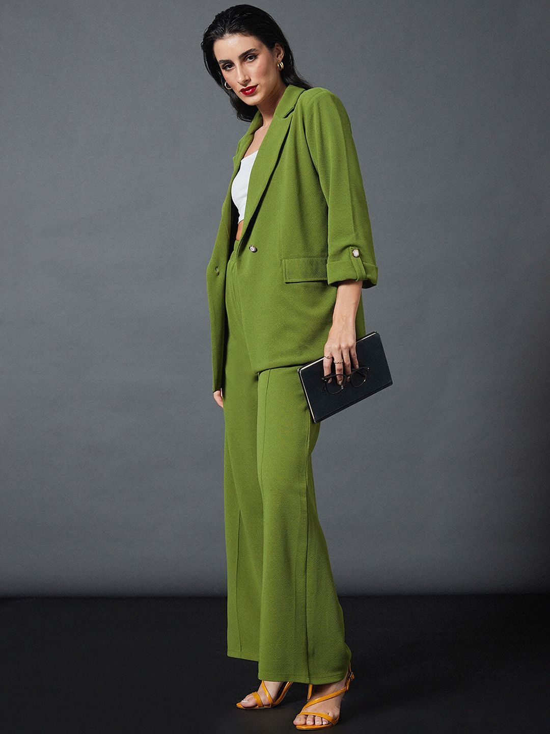 SASSAFRAS worklyf Self-Design Single-Breasted Blazers