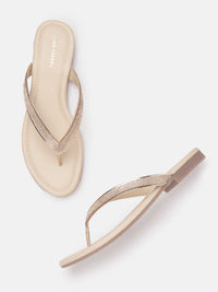 Lino Perros Women Embellished Open Toe Flats