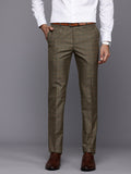 Raymond Men Checked Slim Fit Formal Trousers