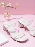 DressBerry Block Heel Sandals