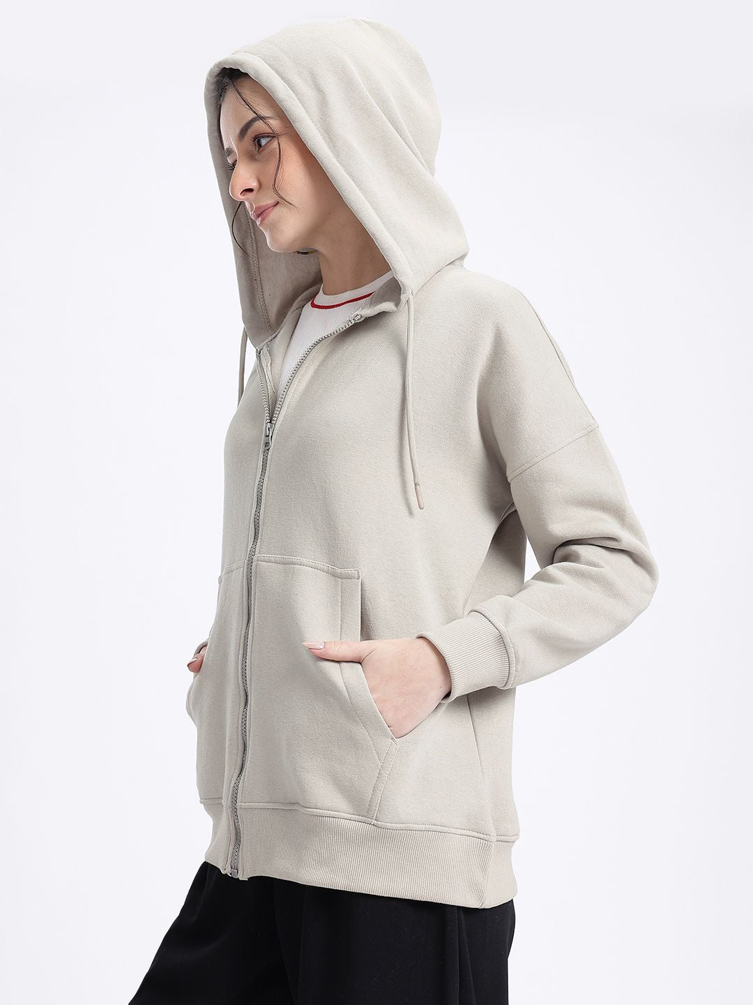 DressBerry Snug Life Relaxed Fit Hooded Sweatshirt