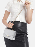 Lino Perros Structured Shimmery Sling Bag