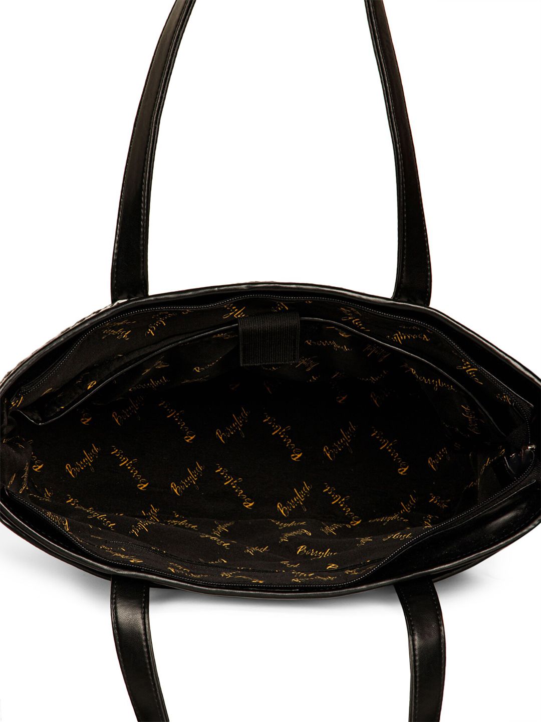 Berrylush Checked 14 Inch Laptop Shopper Tote Bag