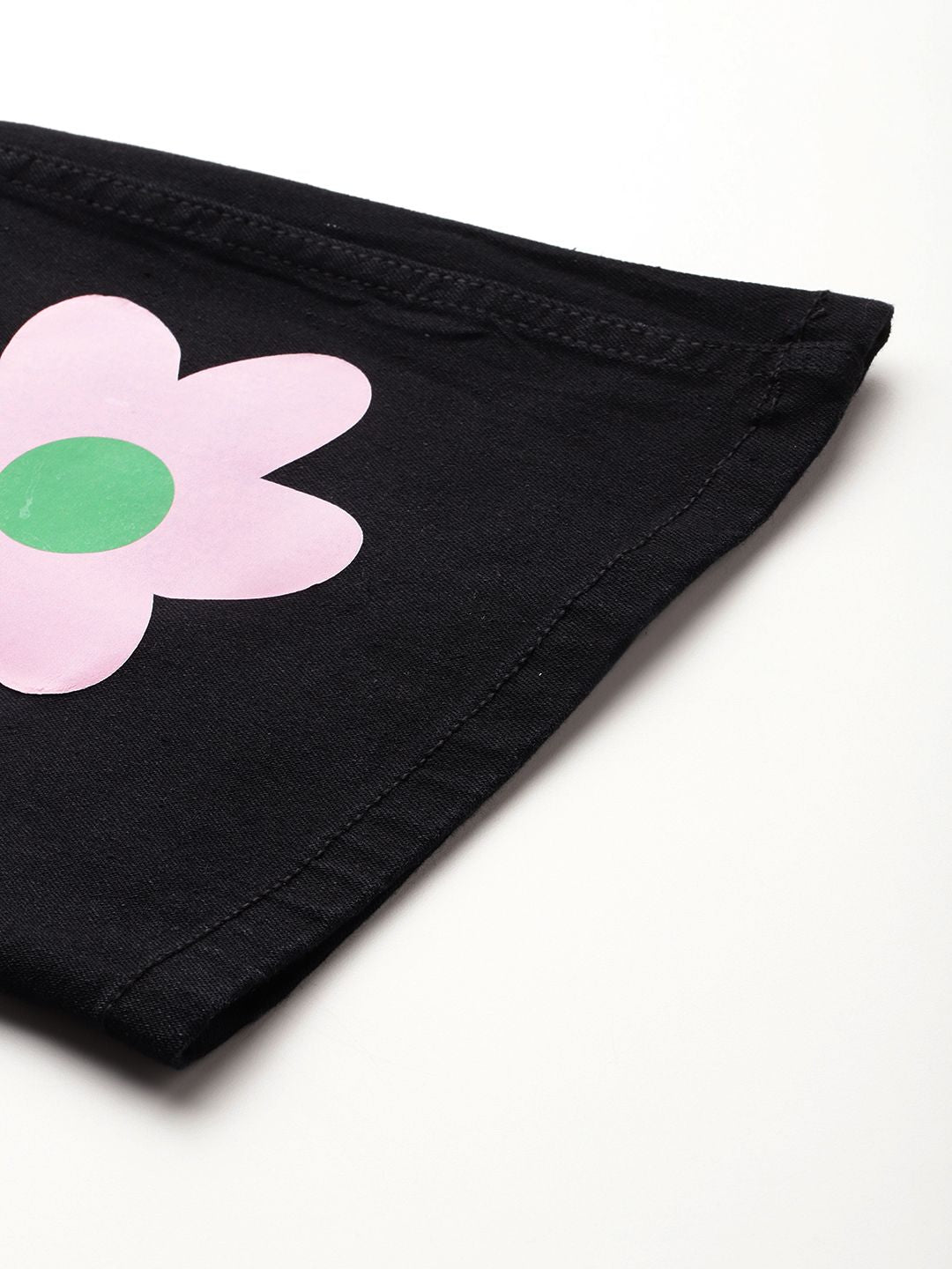 DressBerry Women Flared Printed Stretchable Jeans