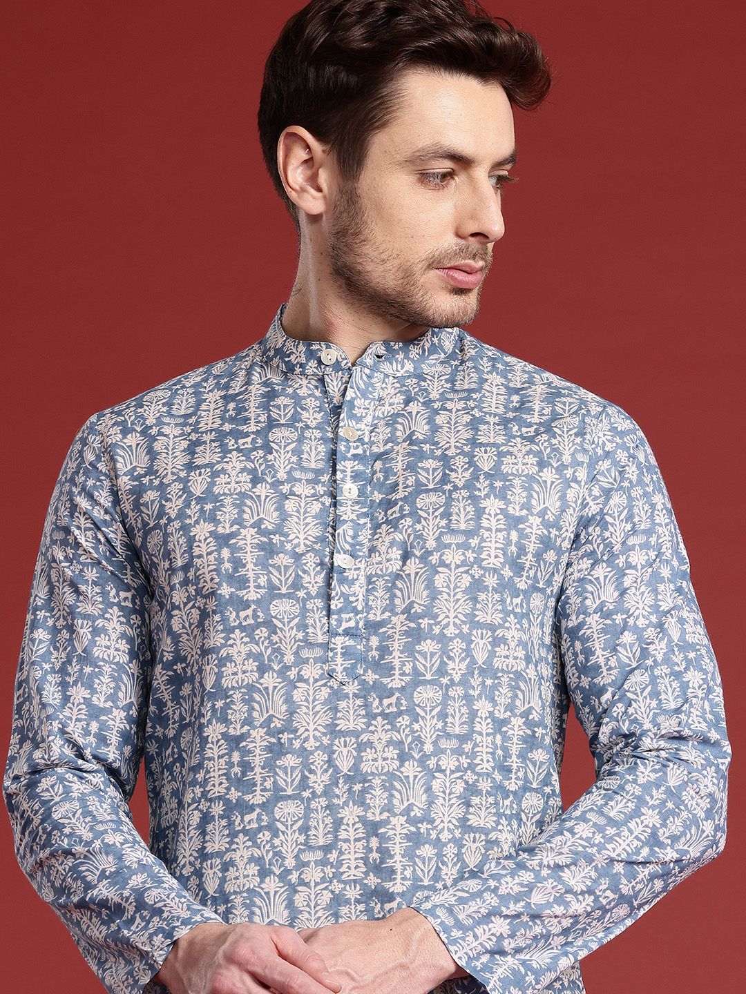 Anouk Floral Printed Kurta