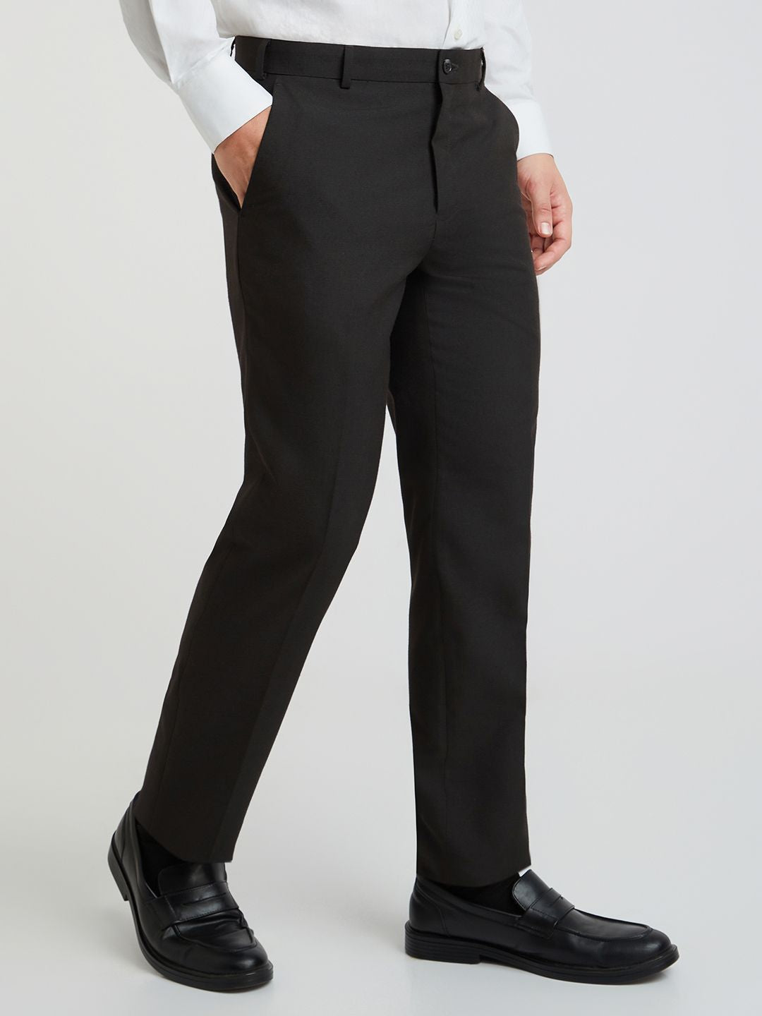 Raymond Men Slim Fit Formal Trousers