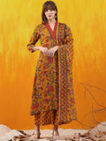 KALINI Floral Printed Kurta with Palazzos & Dupatta
