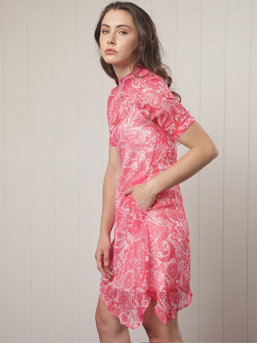 RAREISM Floral Print A-Line Dress
