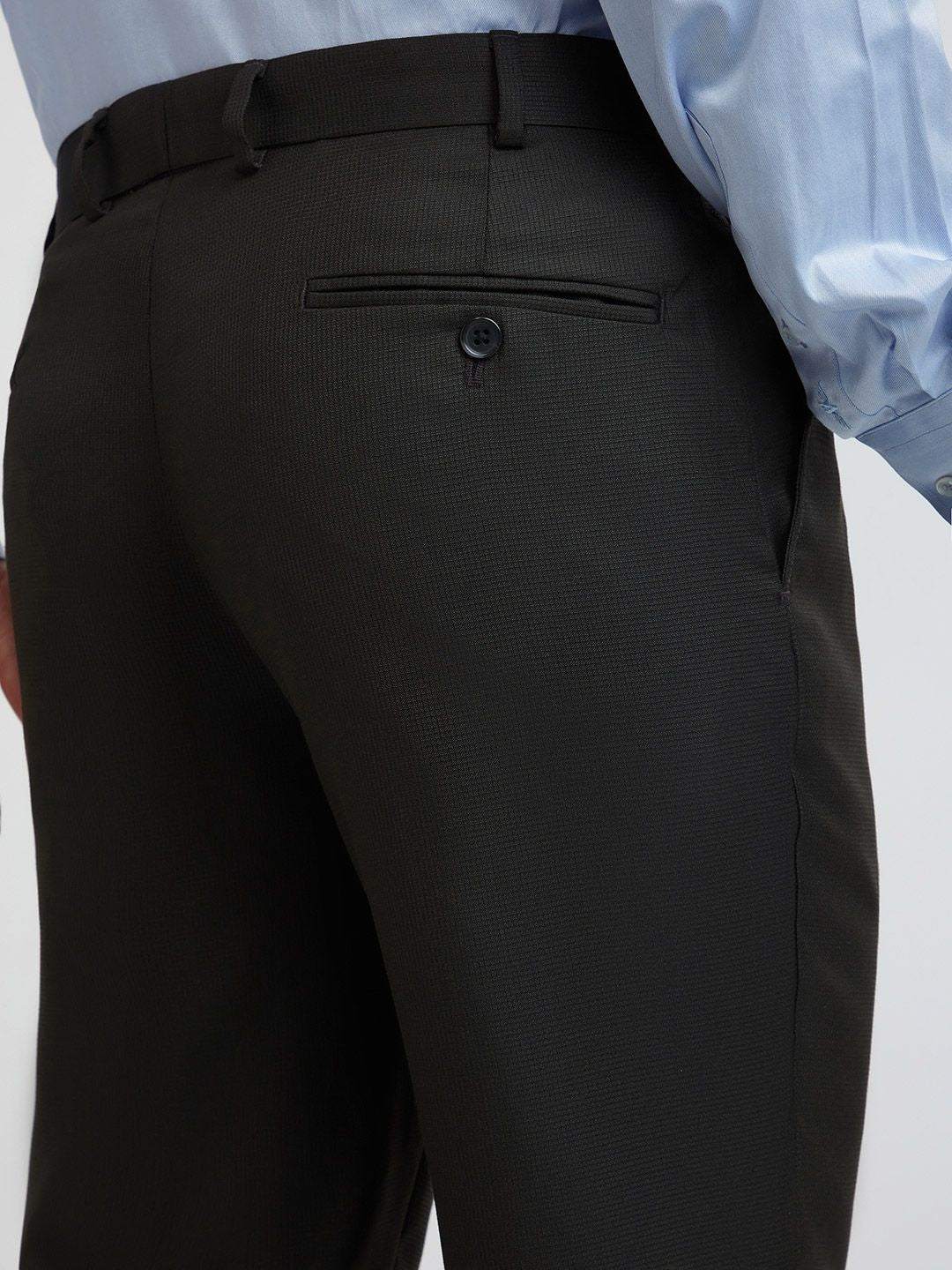 Park Avenue Men Self-Design Formal Trousers