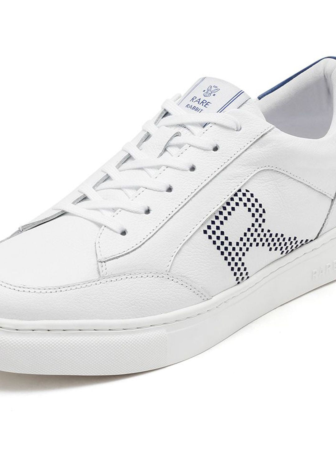 RARE RABBIT Men Perforations Leather Sneakers