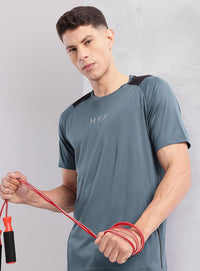 HRX by Hrithik Roshan Brand Logo Print Training T-shirt